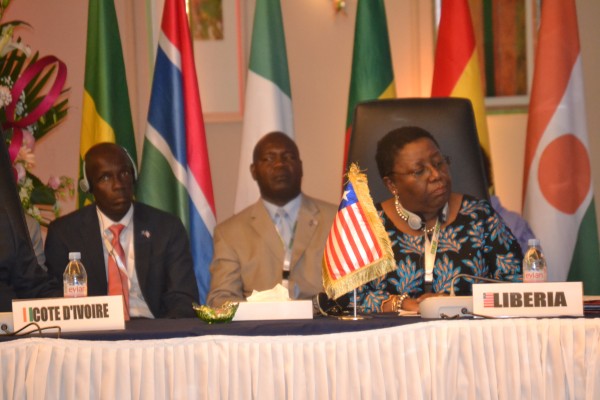 Cross-section of Liberian delegates